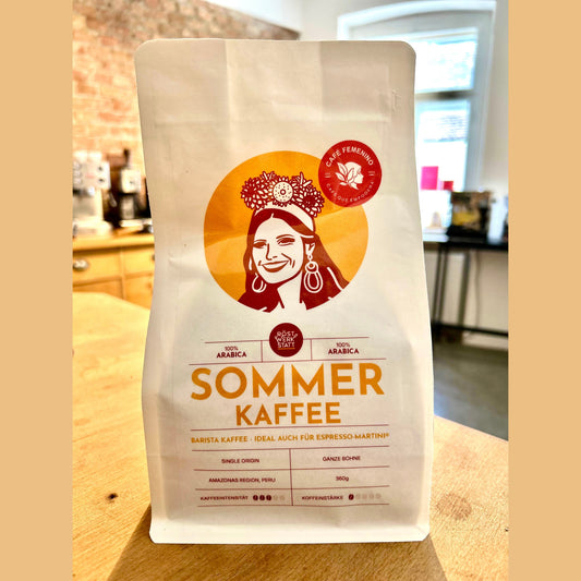 Röstwerkstatt SOMMER KAFFEE – Single Origin, Barista Kaffee, Kaffeebohnen, handgeröstet, 360g
