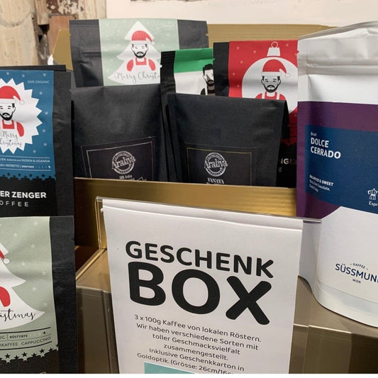 Geschenkspaket Kaffee - 3er SET zu 100g je Packung