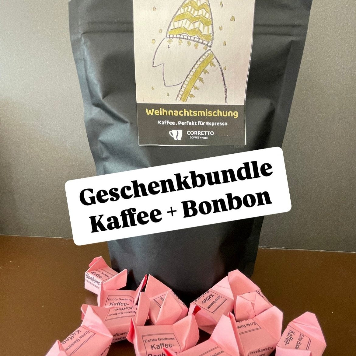 Weihnachtsmischung + 5Stk Badener Kaffee-Bonbons