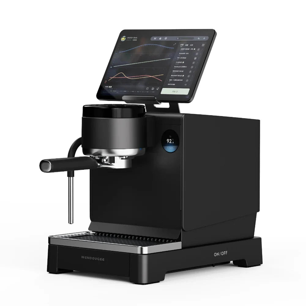Wendougee LITA-BA Dualboiler-Siebträgermaschine – Schwarz